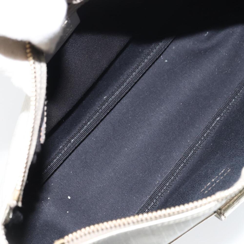 GUCCI GG Supreme Hand Bag PVC Leather White Gold 190258 Auth 157336 - Picture 12 of 16